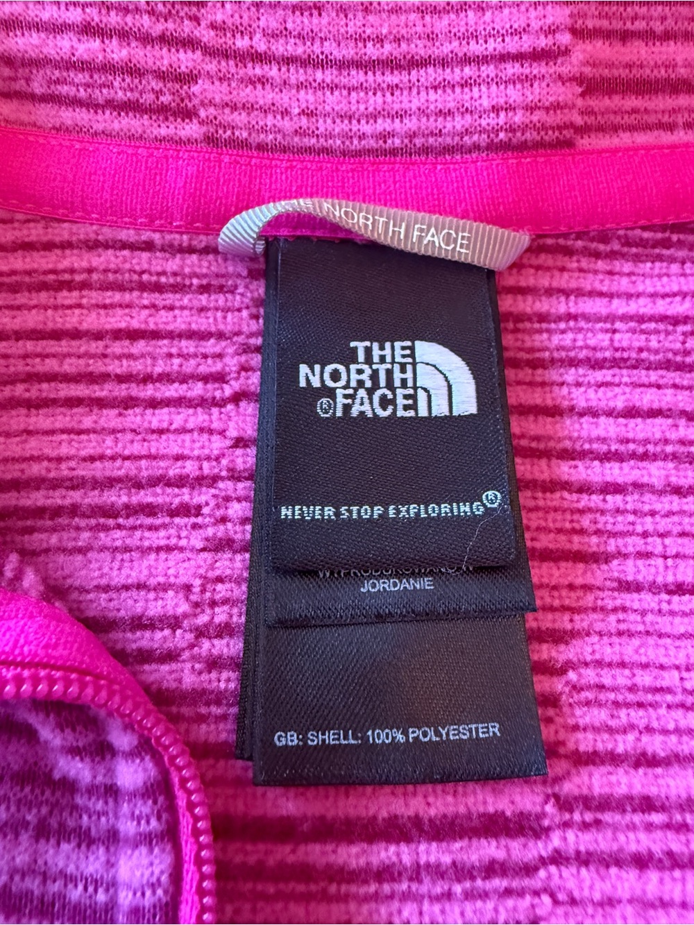 The North Face Women's Pink Textured Quarter-Zip Pullover - Picture 10 of 14